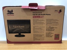 VIEW SONIC VA2265SMH FULL HD LED BACKLIT DISPLAY MONITOR. (WITH BOX) [JPTC63740] (COLLECTION OR OPTIONAL DELIVERY)