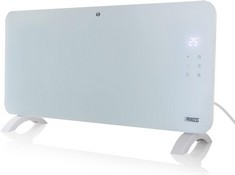 PRINCESS SMART GLASS PANEL HEATER (ORIGINAL RRP - £115.00). (WITH BOX) [JPTC64204] (COLLECTION OR OPTIONAL DELIVERY)