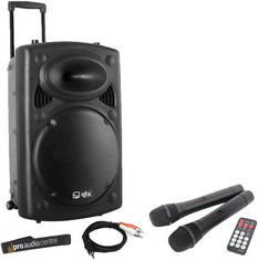 QTX QR12PA SPEAKER (ORIGINAL RRP - £255) IN BLACK. (WITH BOX) [JPTC64594] (COLLECTION OR OPTIONAL DELIVERY)