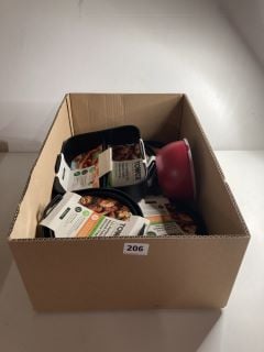 BOX OF ITEMS INC COOKWARE