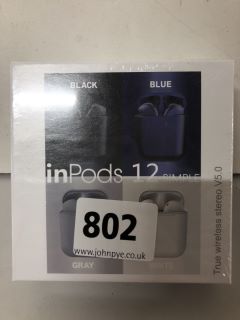 INPODS 12 TRUE WIRELESS STEREO V5.0 EARBUDS (SEALED)