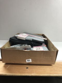 BOX OF ITEMS INC TABLET CASES