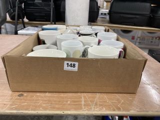 BOX OF ASSORTED CUPS