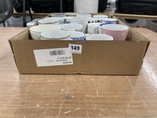BOX OF ASSORTED CUPS