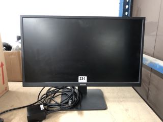 SAMSUNG 22" MONITOR MODEL: S22A336NHU (UNTESTED, WITH STAND, WITH POWER SUPPLY)