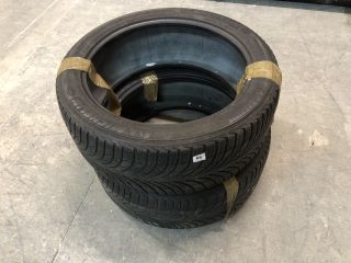 2 X LARGE TYRES