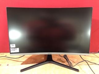 SAMSUNG 27" MONITOR MODEL C27R500FHP (WITH STAND,WITH POWER SUPPLY,NO POWER,WITH BOX)