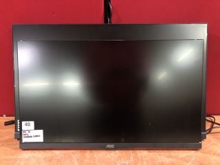 2 X ASSORTED MONITORS TO INC AOC 24" 24G2 (SMASHED/SALVAGE/SPARES)