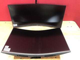 2 X ASSORTED SAMSUNG CURVED MONITORS TO INC MODEL C34G55TWWP (SMASHED/SALVAGE/SPARES)