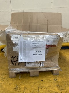 1 X PALLET OF ASSORTED CAR PARTS TO INCLUDE AXEL SPINDLE LOCK WASHER, FLYWHEEL SEAL-O RING, L TRAP CRANKCASDE BREATHER