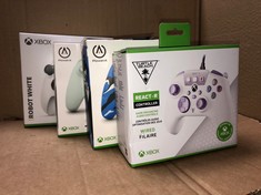 QTY OF ITEMS TO INCLUDE TURTLE BEACH REACT-R CONTROLLER WHITE/PURPLE - XBOX SERIES X|S, XBOX ONE AND PC: LOCATION - A