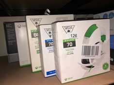 QTY OF ITEMS TO INCLUDE TURTLE BEACH RECON 70X WHITE GAMING HEADSET FOR XBOX SERIES X|S, XBOX ONE, PS5, PS4, NINTENDO SWITCH & PC: LOCATION - A