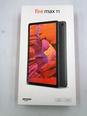 FIRE MAX 11 TABLET, OUR MOST POWERFUL TABLET YET, VIVID 11" DISPLAY, OCTA-CORE PROCESSOR, 4 GB RAM, 14-HR BATTERY LIFE, 64 GB, GREY, WITH ADS. - SEALED: LOCATION - A10