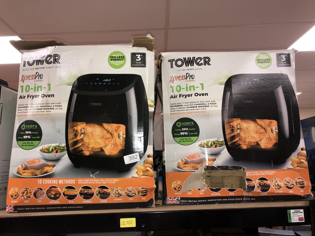 John Pye Auctions X2 TOWER 10 IN 1 AIR FRYER LOCATION C