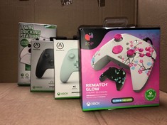 QTY OF ITEMS TO INCLUDE PDP XBOX REMATCH GLOW WIRED CONTROLLER BLOSSOM:: LOCATION - D