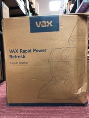 VAX RAPIDE POWER REFRESH CARPET WASHER: LOCATION - D