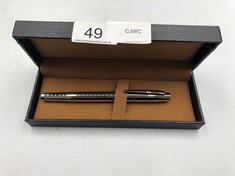 RUCKSTUHL STAINLESS STEEL LUXURY PEN IN GIFT BOX HAND ASSEMBLED: LOCATION - A10