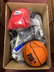 QTY OF ITEMS TO INCLUDE WILSON NBA BASKETBALL: LOCATION - D
