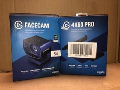 ELGATO FACECAM - 1080P60 FULL HD WEBCAM FOR VIDEO CONFERENCING, GAMING, STREAMING, SONY SENSOR, FIXED-FOCUS GLASS LENS, OPTIMISED FOR INDOOR LIGHTING, ONBOARD MEMORY, ZOOM, MICROSOFT TEAMS, PC/MAC: L