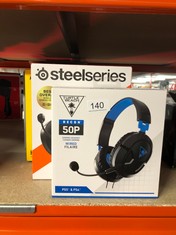 QTY OF ITEMS TO INCLUDE TURTLE BEACH RECON 50P GAMING HEADSET FOR PS5, PS4, XBOX SERIES X|S, XBOX ONE, NINTENDO SWITCH, & PC: LOCATION - A RACK