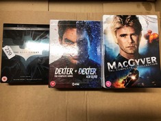 QTY OF ITEMS TO INCLUDE MACGYVER THE COMPLETE COLLECTION [DVD] - ID MAY BE REQUIRED: LOCATION - A RACK