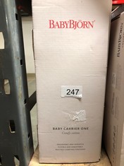 BABYBJORN BABY CARRIER ONE, COTTON MIX, DENIM GREY/DARK GREY.:: LOCATION - B RACK