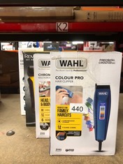 QTY OF SHAVERS TO INCLUDE WAHL COLOUR PRO HAIR CLIPPER: LOCATION - B RACK