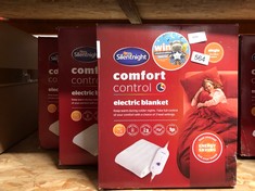 QTY OF ELECTRIC BLANKETS TO INCLUDE SILENTNIGHT COMFORT CONTROL HEATED BLANKET SINGLE: LOCATION - C RACK