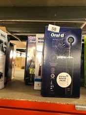 QTY OF ITEMS TO INCLUDE ORAL-B VITALITY PRO ELECTRIC TOOTHBRUSHES FOR ADULTS, MOTHERS DAY GIFTS FOR HER / HIM, 1 HANDLE, 2 TOOTHBRUSH HEADS, 3 BRUSHING MODES INCLUDING SENSITIVE PLUS, 2 PIN UK PLUG,