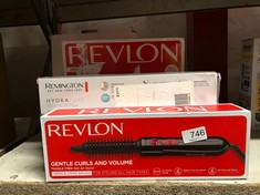 QTY OF ITEMS TO INCLUDE REVLON HAIR TOOLS RVHA6017UK TANGLE FREE HOT AIR STYLER, BLACK: LOCATION - D RACK