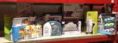 QTY OF ITEMS TO INCLUDE BABYMOOV BABY GROOMING KIT, BABY NAIL KIT, BABY HEALTHCARE KIT, BABY ESSENTIALS FOR NEWBORN, GREY/BLUE: LOCATION - D RACK