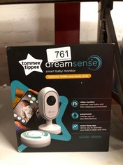 TOMMEE TIPPEE DREAMSENSE APP-ENABLED SMART BABY MONITOR, HD REMOTE TILT AND PAN NIGHT-VISION CAMERA, 2-WAY AUDIO, INTELLIGENT PARENT POD FOR CUSTOMISABLE ALERTS AND SLEEP TRACKING.: LOCATION - D RACK