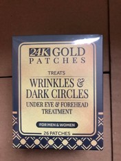 45 X 24K GOLD PATCHES TREATS WRINKLES AND DARK CIRCLES UNDER EYE FOREHEAD TREATMENT 26 PATCHES RRP £298: LOCATION - B RACK