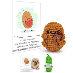 50 X YIZEMAY POSITIVE FUNNY POTATO, POSITIVE GIFTS FOR HER HIM, POCKET HUG WORRY DOLL WITH POSITIVE AFFIRMATION CARDS, WEIRD GOOD LUCK CUTE ROMANTIC GIFTS FOR WOMEN FRIENDS - TOTAL RRP £291: LOCATION