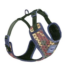 16 X THINKPET REFLECTIVE BREATHABLE SOFT AIR MESH NO PULL PUPPY CHOKE FREE OVER HEAD VEST VENTILATION HARNESS FOR PUPPY SMALL MEDIUM DOGS , CAMOUFLAGE GREEN,L  - TOTAL RRP £194: LOCATION - B RACK