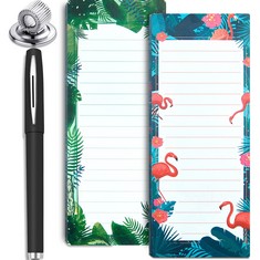 QTY OF ASSORTED ITEMS TO INCLUDE 2 PACK MAGNETIC TO DO LIST NOTEPADS FOR REFRIGERATOR 60 SHEETS RRP £217: LOCATION - C RACK