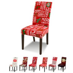 QTY OF ASSORTED ITEMS TO INCLUDE LYDEVO XMAS DINING CHAIR COVERS SET OF 6 RRP £170: LOCATION - C RACK