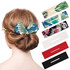 QTY OF ASSORTED ITEMS TO INCLUDE 6 PIECES FRENCH HAIR BUN MAKERS SIMPLE PATTERN: LOCATION - C RACK