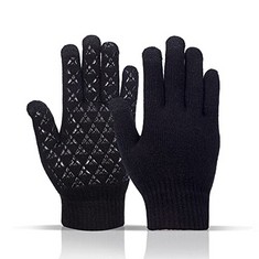 124 X WINTER GLOVES, UNISEX KNITTED GLOVES, MEN WOMEN CYCLING GLOVES, TOUCH SCREEN GLOVES, WARM WINDPROOF WINTER GLOVES, FOR OUTDOOR RUNNING BICYCLE MOTORCYCLE SPORTS - TOTAL RRP £516: LOCATION - A R
