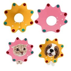 QTY OF ASSORTED ITEMS TO INCLUDE HACRAHO CAT RECOVERY COLLAR 2PCS YELLOW PINK: LOCATION - C RACK