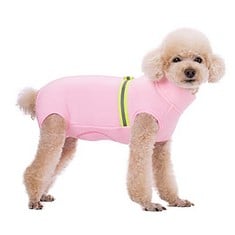 QTY OF ASSORTED ITEMS TO INCLUDE DOG RECOVERY SUIT WARM VEST JACKET PET SMALL MEDIUM PINK £319: LOCATION - C RACK