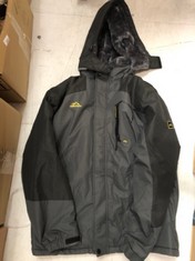 QTY OF ADULT CLOTHING TO INCLUDE OUTDOOR SPORT JACKET WINTER WARM SIZE XL DARK GREY RRP £168: LOCATION - C RACK