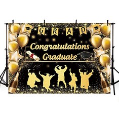 QTY OF ASSORTED ITEMS TO INCLUDE EKOFOND 7X5FT CONGRATULATION GRADUATE PARTY BACKDROP RRP £297: LOCATION - C RACK