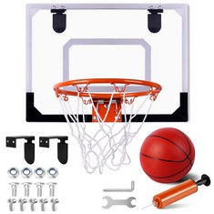 7 X STAY GENT MINI BASKETBALL HOOP FOR KIDS AND ADULTS, INDOOR SMALL BASKETBALL HOOP FOR DOOR WALL MOUNTED AND ROOM, SHOOTING BALL SPORT GAME SET OVER THE DOOR GIFTS FOR BOYS GIRLS CHILDREN BEDROOM O