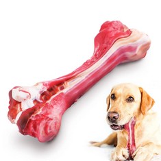 26 X SPEEDY PANTHER INDESTRUCTIBLE DOG CHEW TOY FOR AGGRESSIVE CHEWERS, DOG TEETHING TOY BONE, REAL BEEF FLAVOUR, FOR PUPPY SMALL MEDIUM DOGS - TOTAL RRP £151: LOCATION - D RACK