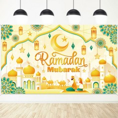 QTY OF ASSORTED ITEMS TO INCLUDE DPKOW RAMADAN MUBARAK BANNER FOR DECORATION 185X110CM: LOCATION - D RACK