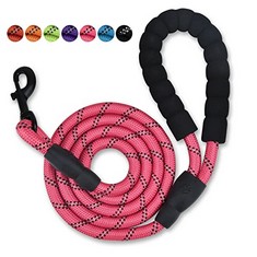 14 X OLODEER NYLON DOG LEASH WITH PADDED HANDLE, 5 FT LENGTH DOG LEASH FOR DAILY WALKING AND TRAINING,FIT FOR SMALL MEDIUM LARGE DOGS. - TOTAL RRP £105: LOCATION - A RACK