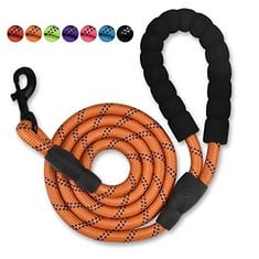 23 X OLODEER NYLON DOG LEASH WITH PADDED HANDLE, 5 FT LENGTH DOG LEASH FOR DAILY WALKING AND TRAINING,FIT FOR SMALL MEDIUM LARGE DOGS. - TOTAL RRP £191: LOCATION - E RACK