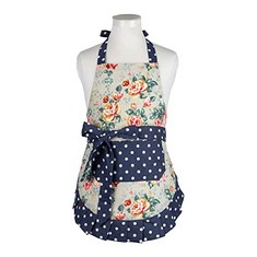 16 X NEOVIVA CHILDRENS APRONS FOR BAKING, ADJUSTABLE COTTON CHEF KIDS APRONS FOR TEENAGE GIRL'S BOYS, APRONS WITH POCKETS FOR COOKING KITCHEN PAINTING GARDENING SCHOOL BBQ WEAR, FLORAL QUARRY BLOOM -