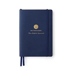 10 X MÅL PAPER X THE FOOD MEDIC HABIT JOURNAL - NAVY SOFTBACK | DAILY UNDATED PLANNER NOTEBOOK FOR HABIT TRACKING, REFLECTION & POSITIVE THINKING TOOL | LIFE PLANNER LOG BOOK | UNIQUE GIFTS FOR MEN &